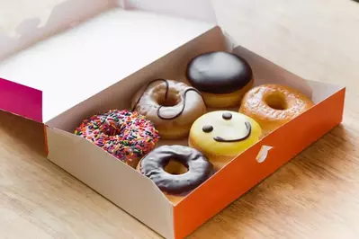 donuts in a box