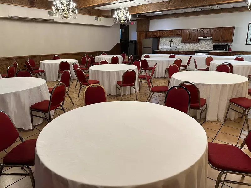 meeting room inside Sidney James Mountain Lodge