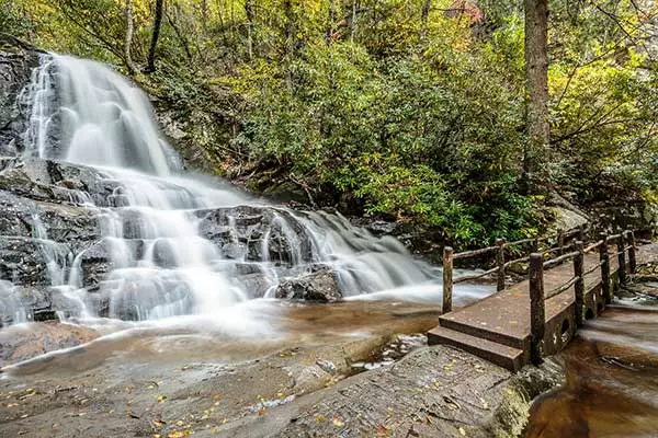 Laurel Falls in the Great Smoky Mountains