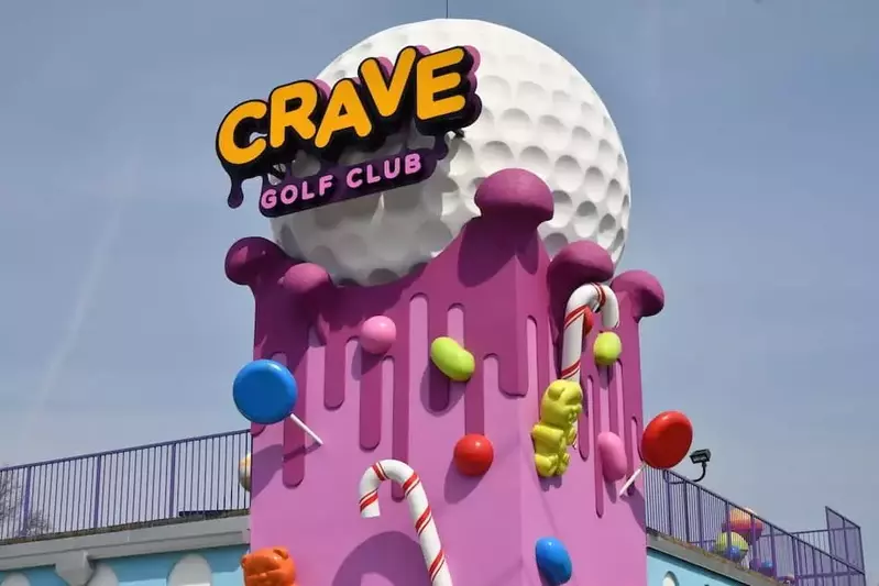 crave golf club in pigeon forge