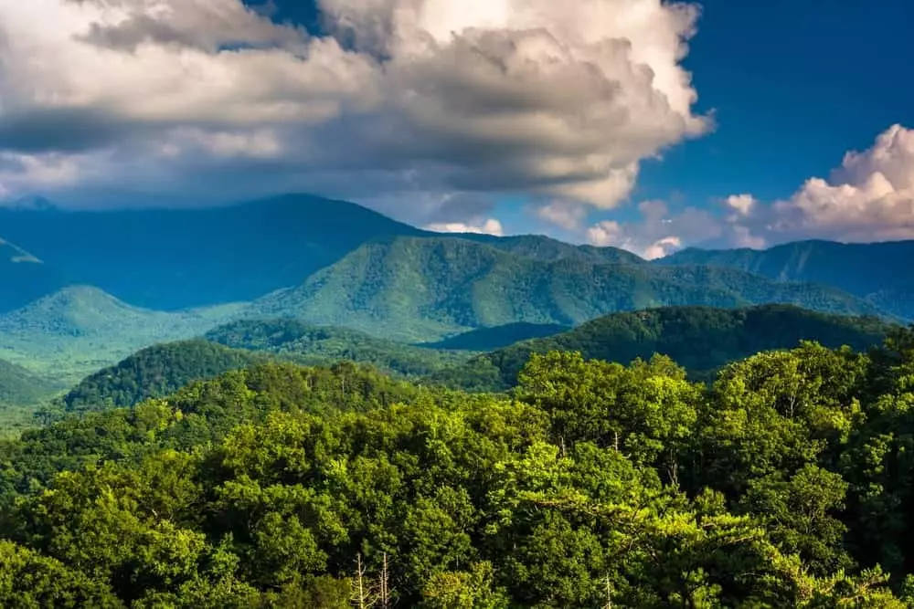 Stunning mountain view in Gatlinburg.