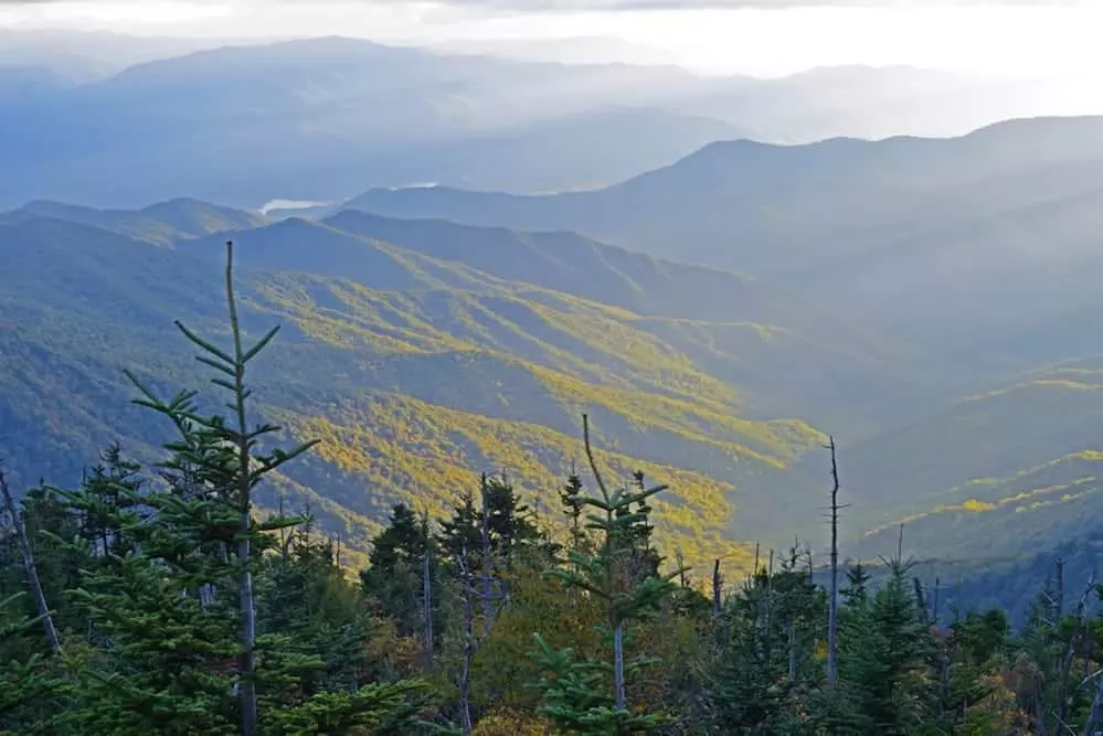 Beautiful view of the Smoky Mountains.