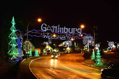 gatlinburg winterfest sign