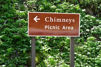 chimney tops picnic sign