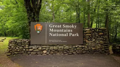 Great Smoky Mountains National Park sign