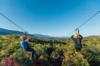 Zipling in the Smoky mountains