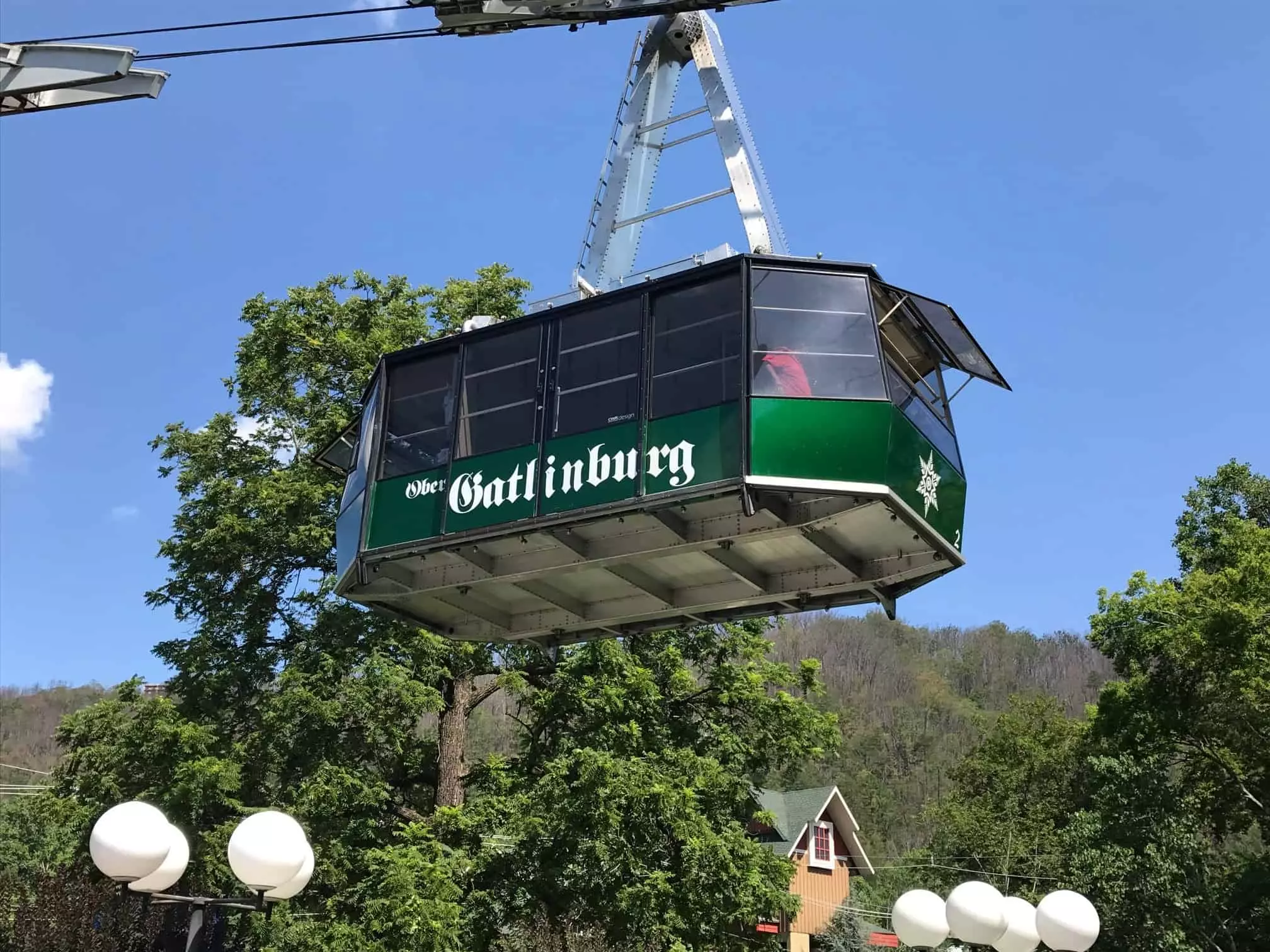 Aerial tram at Ober Gatlinburg