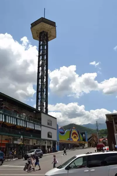 The Gatlinburg Space Needle on The Strip.