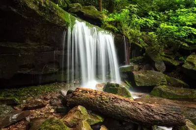 Rainbow Falls near Gatlinburg TN.