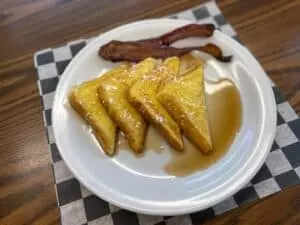 French toast on plate