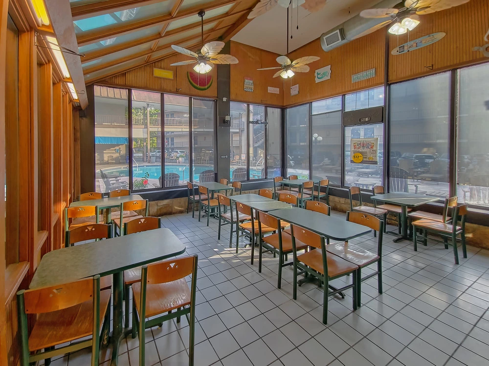 Cafe dining area