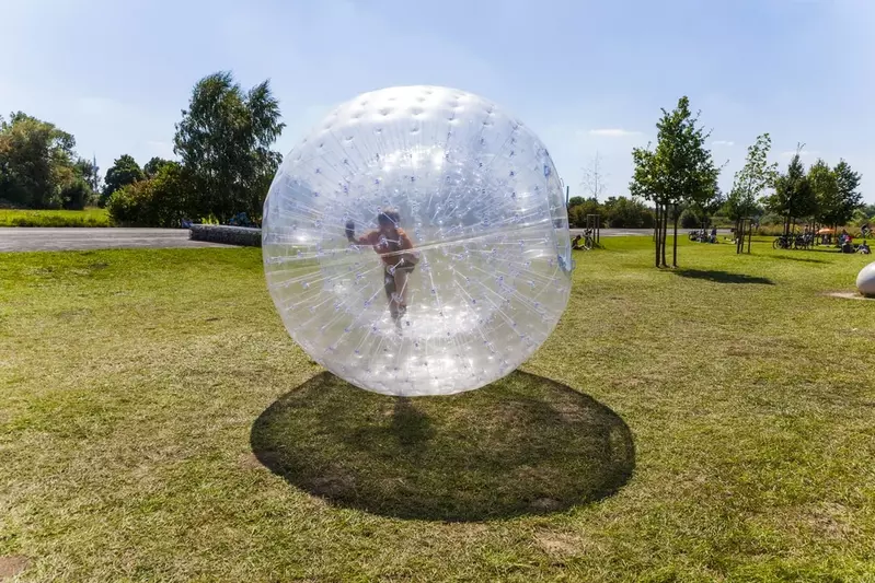 Outdoor Gravity Park Zorbing Admission Ticket in Pigeon Forge