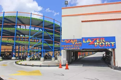 lazerport fun center has some of the best go-karts in pigeon forge