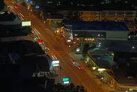 night on the downtown strip on a Gatlinburg family vacation