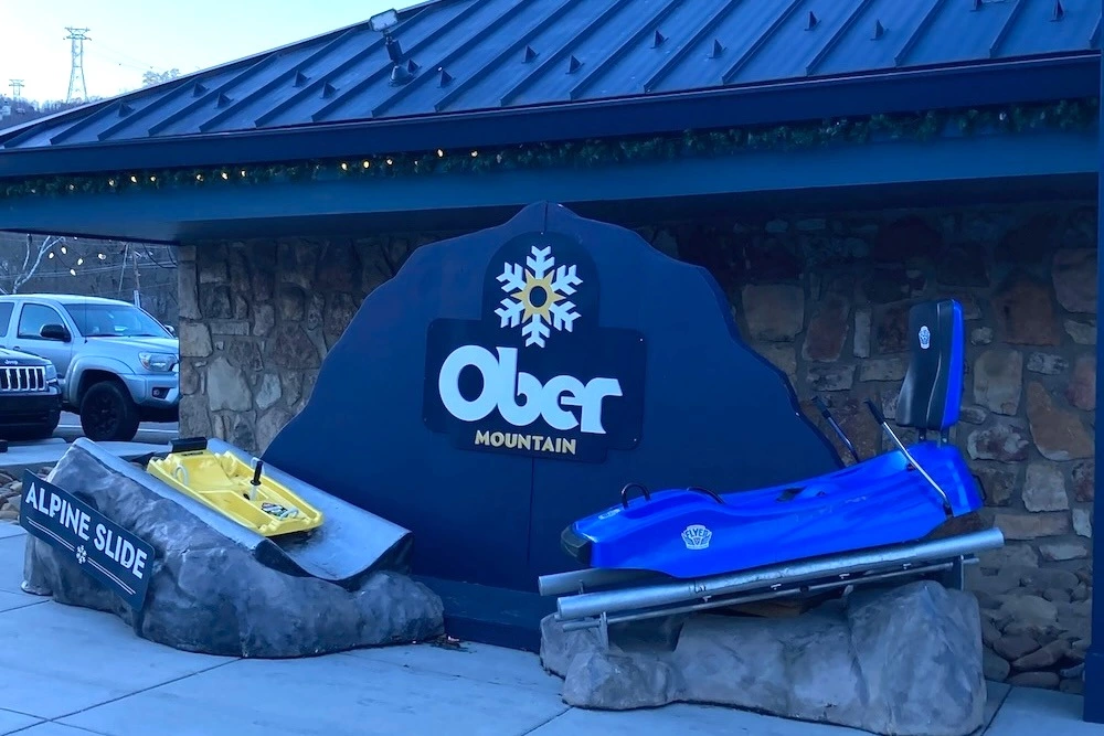 alpine slide at ober mountain
