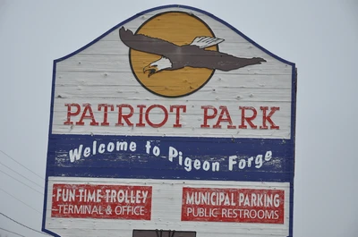 patriot park is one of the best free things to do in Pigeon Forge