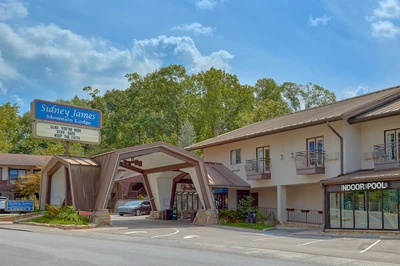 Sidney James is near downtown Gatlinburg
