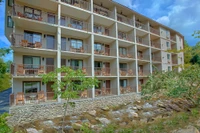 our downtown Gatlinburg hotel on the stream